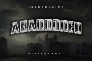 Abandoned: A Typeface That Speaks to the Soul of Design