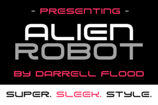Alien Robot: A Futuristic Display Font for Modern Marketing and Social Media Design