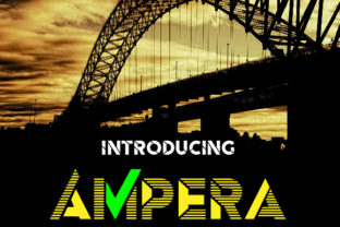 Ampera: A Layered Display Font for Editorial Impact