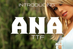 Ana: A Modern Gothic Font for Striking Editorial Design