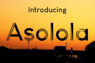 Asolola: A Bold Display Typeface for Marketers