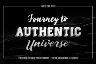 Authentic Trio: A Premium Display Font for Brand Identity