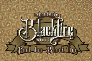 Blackfire: A Bold Display Font for Business Branding