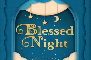 Blessed Night: A Playful Display Font for Editorial Design and Digital Publishing