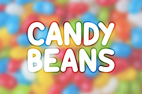 Candy Beans: A Playful Display Font for Editorial Design