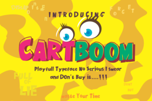 Cartboom: A Playful Display Font for Your Brand