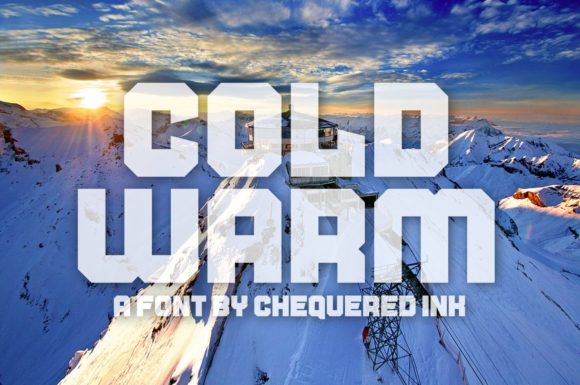 Cold Warm: A Bold Techno Font for Crafters and Makers