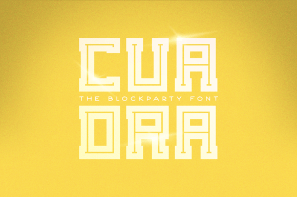 Cuadra: A Bold Display Font for Modern Editorial Design