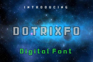 Dotrixfo: A Modern Typeface for Digital Design Precision