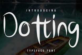 Dotting: A Unique Display Typeface for Web Design