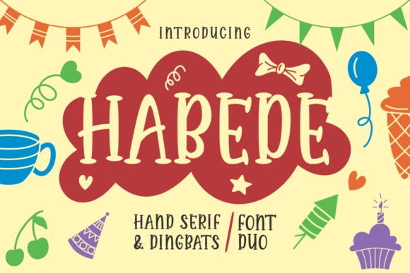 Habede: A Playful Serif Font for Modern Editorial Design