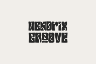 Hendrix Groove: The Ultimate Funky Display Font for Crafters