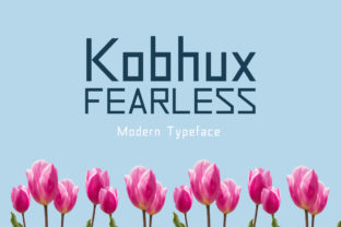 Kobhux Fearless: A Modern Display Font for Crafters