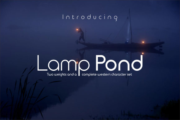 Lamp Pond: A Modular Display Font for Web Design