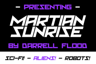 Martian Sunrise: A Futuristic Font for Modern Brand Builders