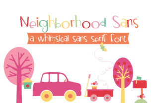 Neighborhood Sans: A Whimsical Display Font for Editorial Charm