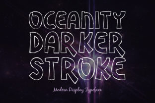 Oceanity Darker Stroke: A Bold Display Font for Modern Editorial Design