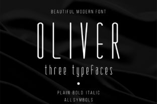 Oliver Family: A Modern Display Font for Web Design
