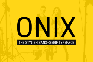 Onix: A Modern Display Font for Web Design