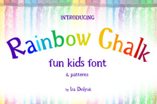 Rainbow Chalk: A Playful Display Font for Makers