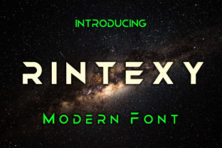 Rintexy: A Modern Typeface for Bold Digital Branding