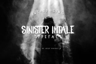 Sinister Impale: A Scary Horror Font for Web Design