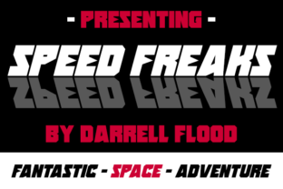Speed Freaks: A Futuristic Display Font for Bold Editorial Design