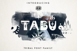 Tabu: A Stunning Display Font for Handmade Creators