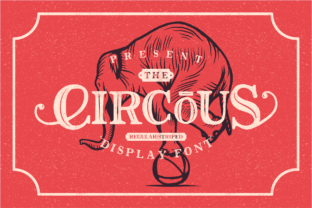 The Circous: A Bold Display Font for Crafters and Product Designers