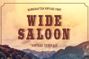 Wide Saloon: A Bold Display Font for Your Brand