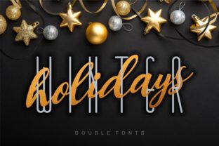 Winter Holidays Duo: A Festive Display Font Review