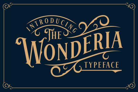 Wonderia: A Whimsical Display Font for Makers